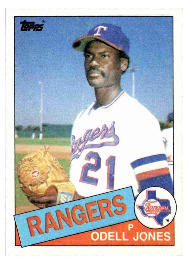1985 Topps Base Set Odell Jones #29 card