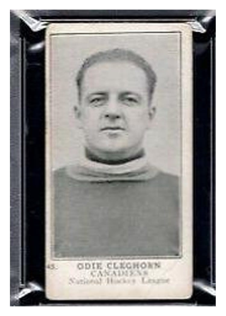 1924 V145-2 Odie Cleghorn #45 card