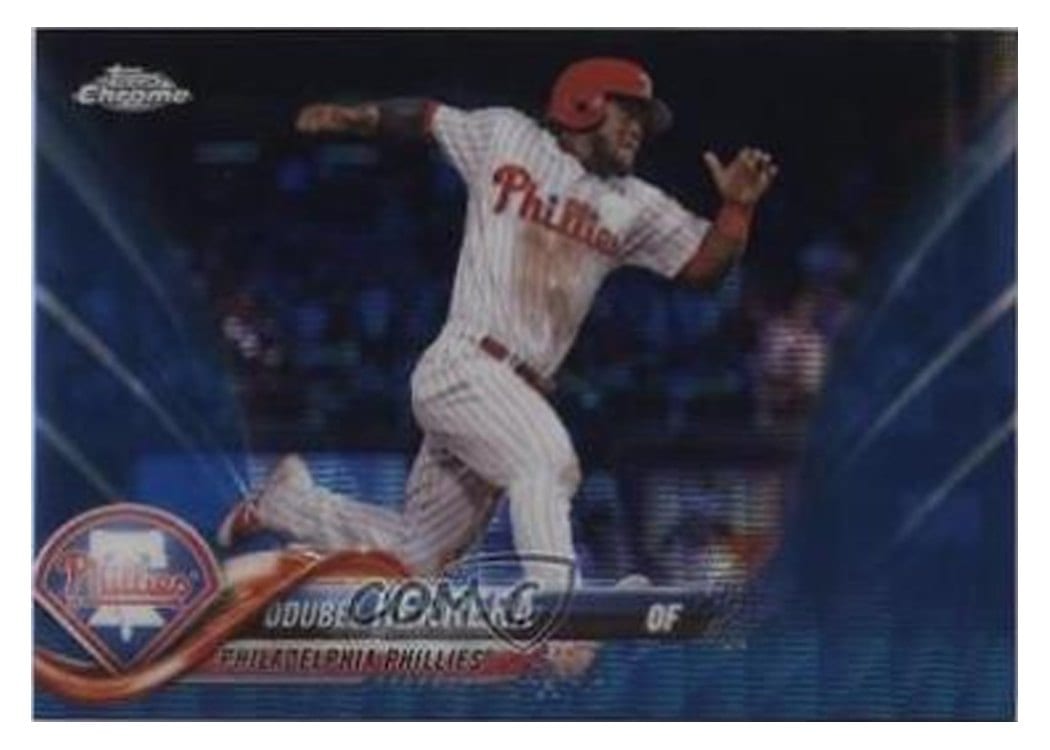 2018 Topps Chrome Base Set Odubel Herrera #46 card