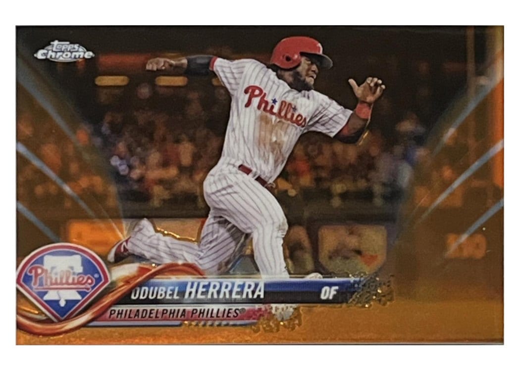 2018 Topps Chrome Base Set Odubel Herrera #46 card