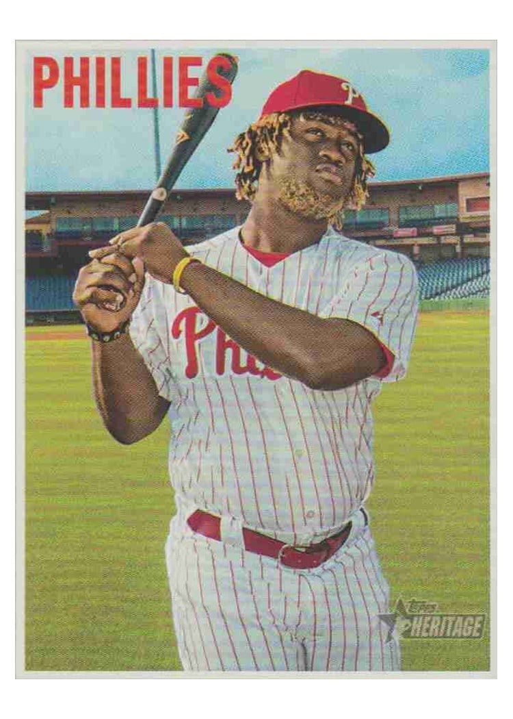 2019 Topps Heritage Base Set Odubel Herrera #488 card