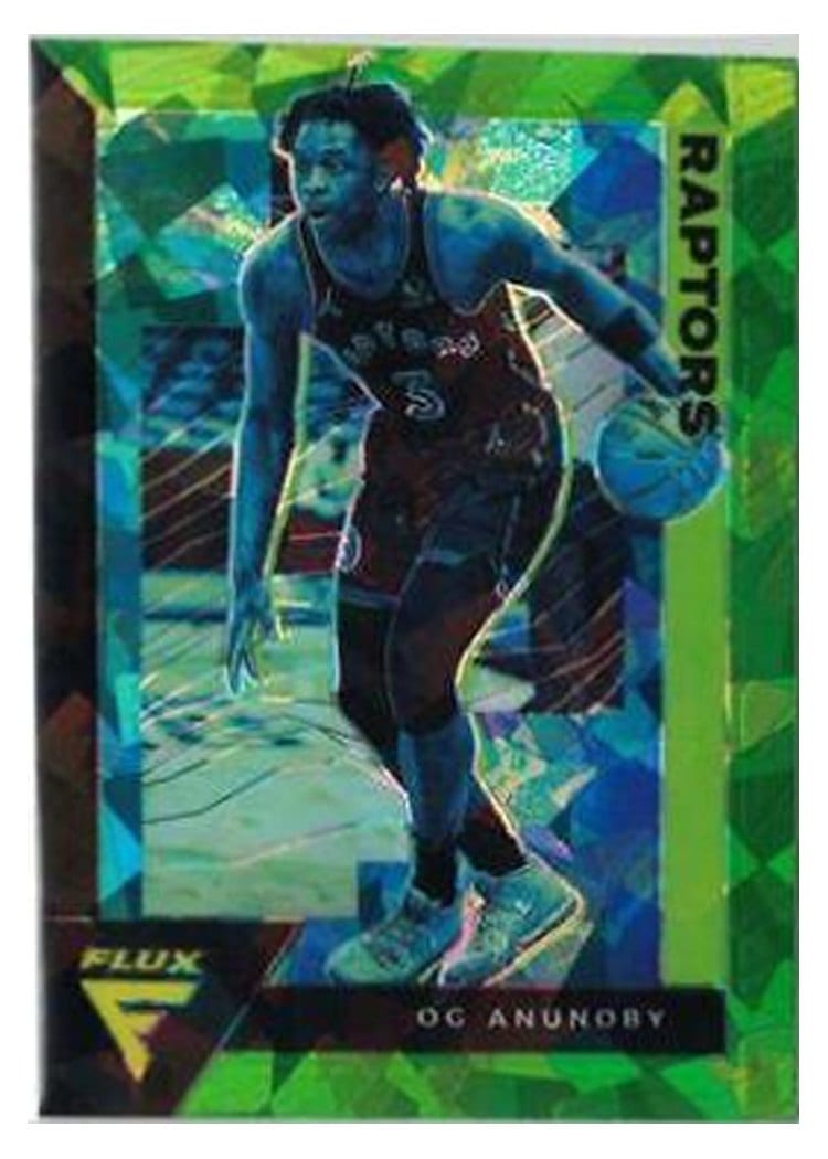 2020-21 Panini Prizm Base Set OG Anunoby Green Ice Prizm #211 card