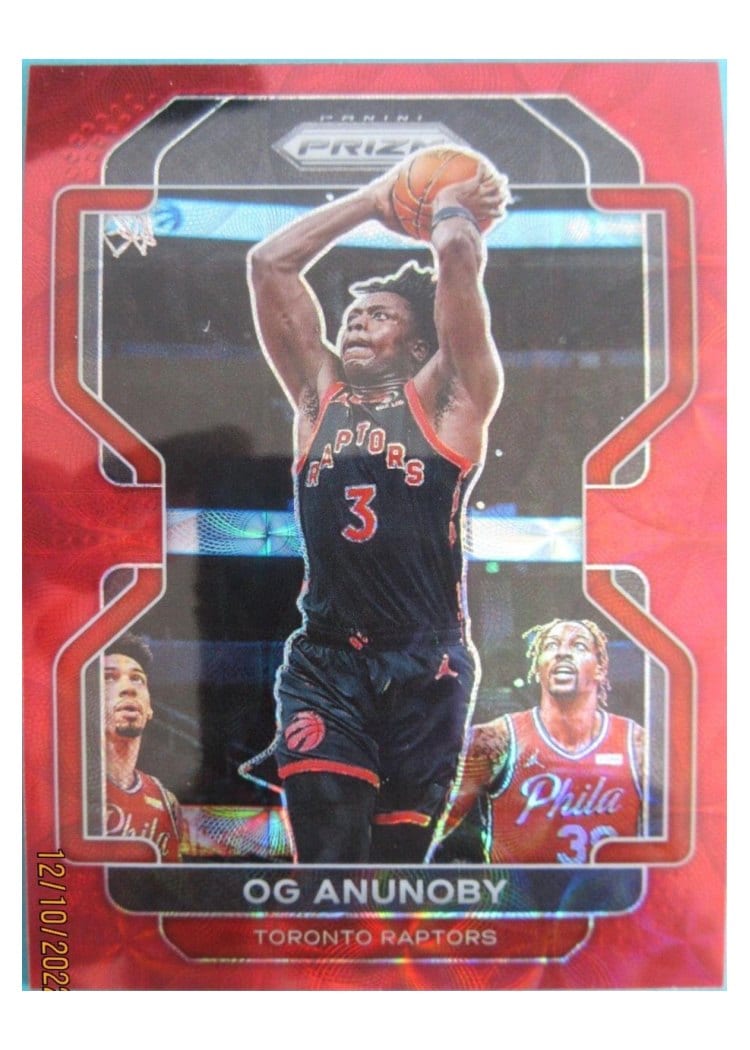 2021-22 Panini Prizm Base Set OG Anunoby #206 card