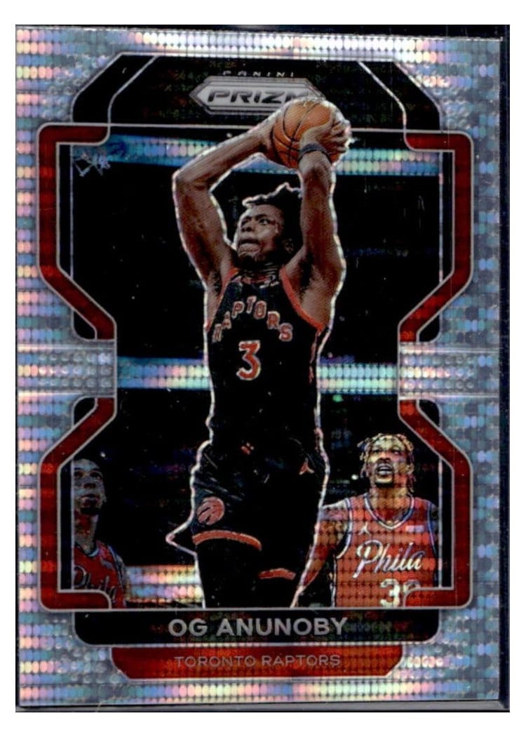2021-22 Panini Prizm Base Set OG Anunoby Pulsar Prizm #206 card
