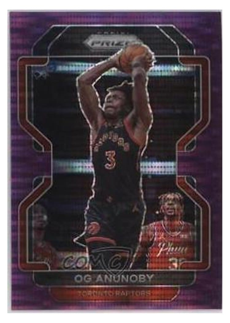 2021-22 Panini Prizm Base Set OG Anunoby #206 card