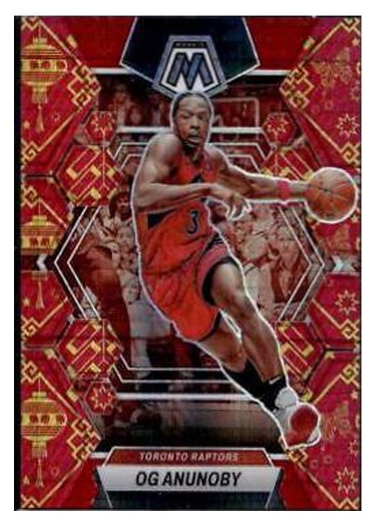 2022-23 Panini Mosaic Base Set OG Anunoby #136 card