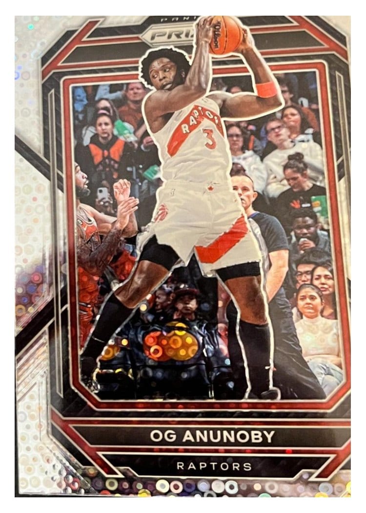 2022-23 Panini Prizm Base Set OG Anunoby #22 card