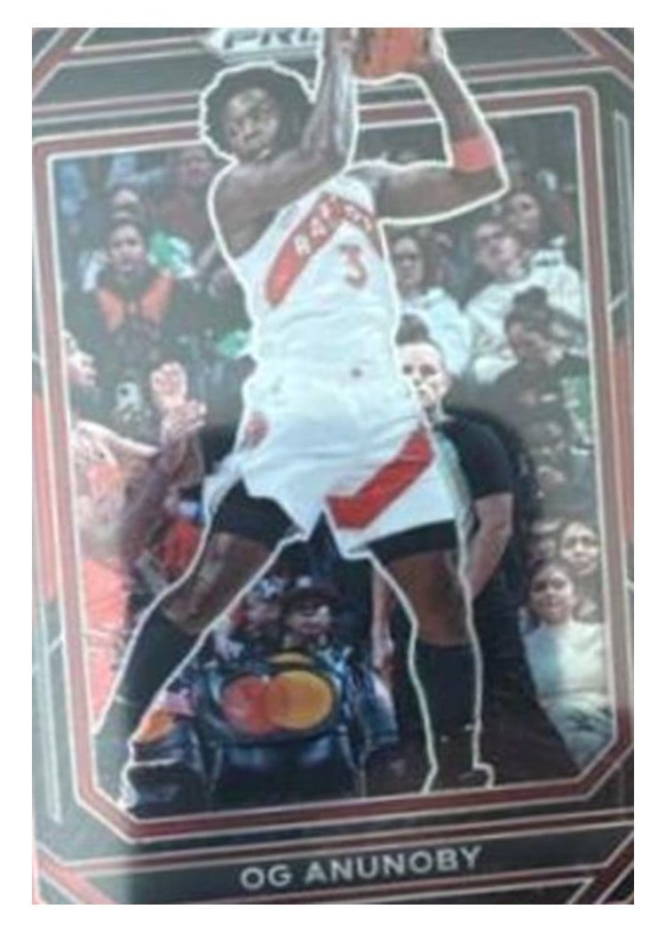 2022-23 Panini Prizm Base Set OG Anunoby #22 card