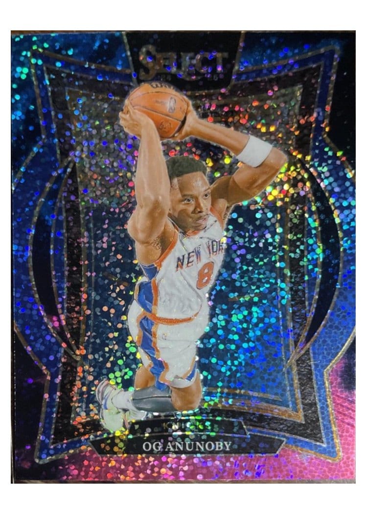 2024-25 Panini Select Base Set OG Anunoby Cosmic Prizm #11 card