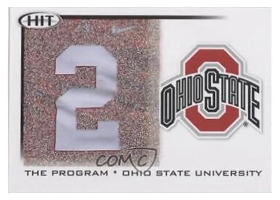 2010 Sage Hit Ohio State Program #45 card