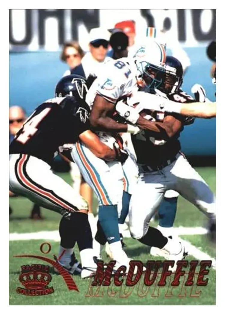 1996 Pacific Gridiron OJ McDuffie #66 card