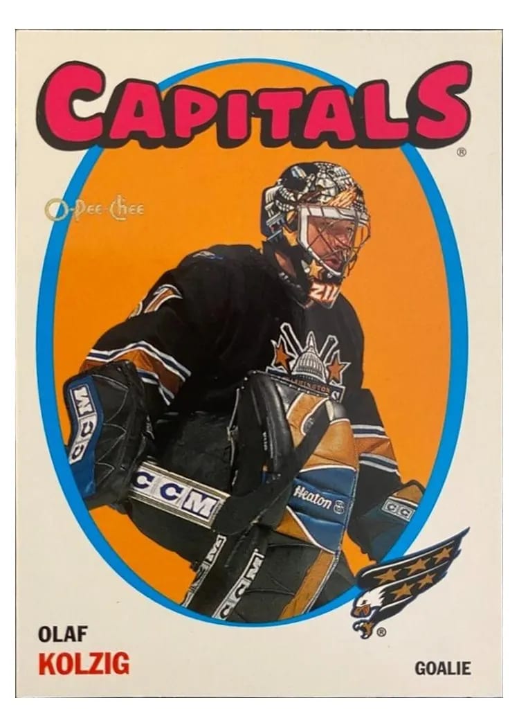 2001 O Pee Chee Olaf Kolzig #7 card