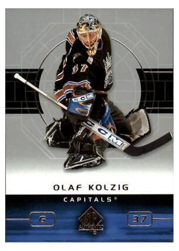 2002 SP Authentic Olaf Kolzig #89 card