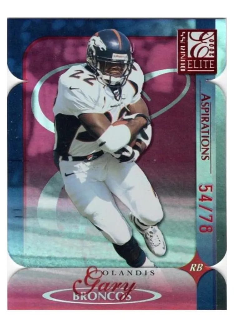 2000 Panini Donruss Elite Olandis Gary Aspirations #40 card