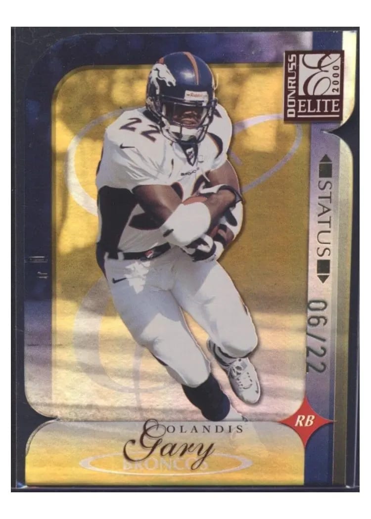 2000 Panini Donruss Elite Olandis Gary Status #40 card