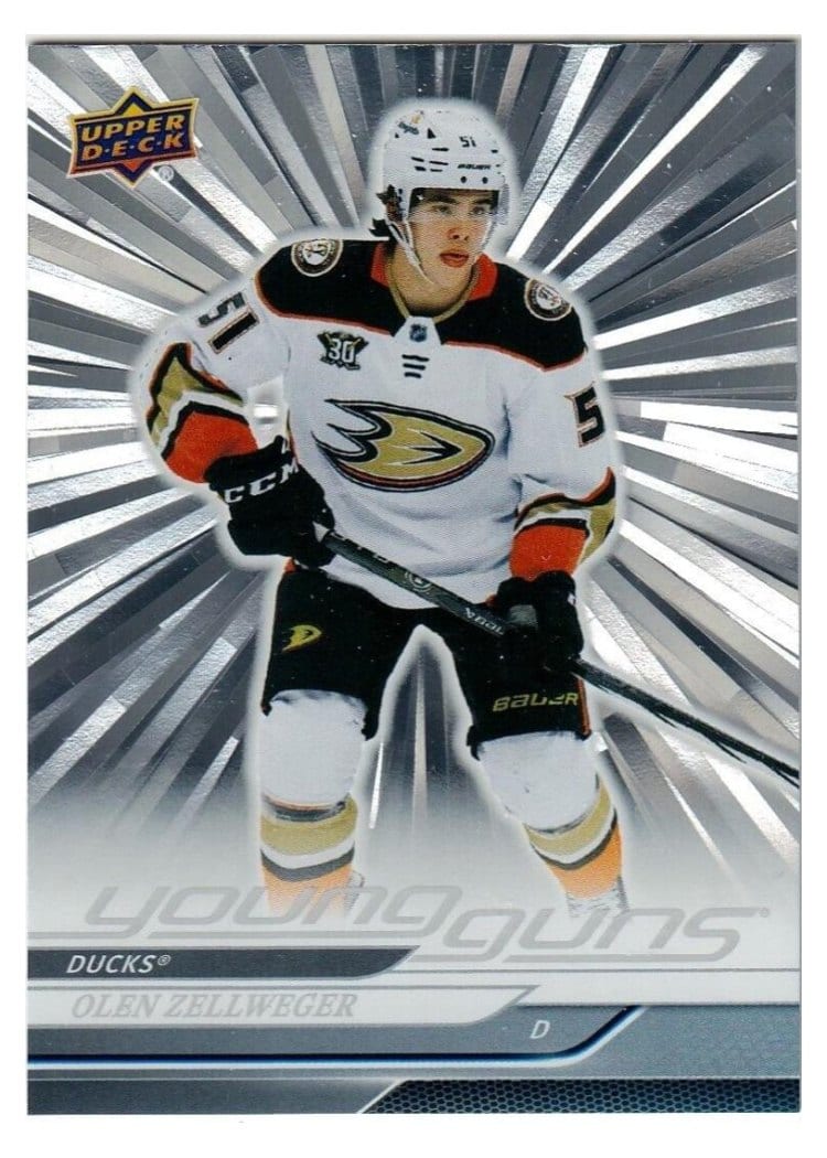2024-25 Upper Deck Base Set Olen Zellweger #236 card