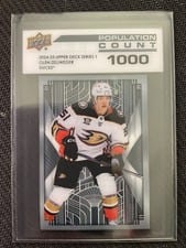 2024-25 Upper Deck Population Count Olen Zellweger #PC-4 card