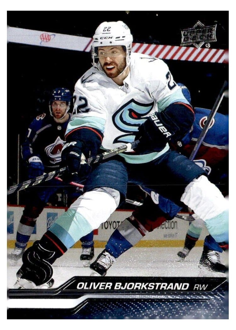 2023-24 Upper Deck Base Set Oliver Bjorkstrand #399 card