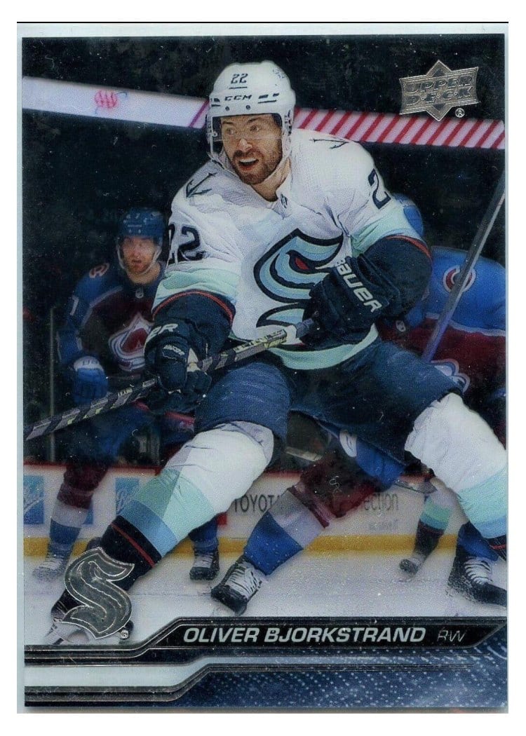 2023-24 Upper Deck Base Set Oliver Bjorkstrand #399 card