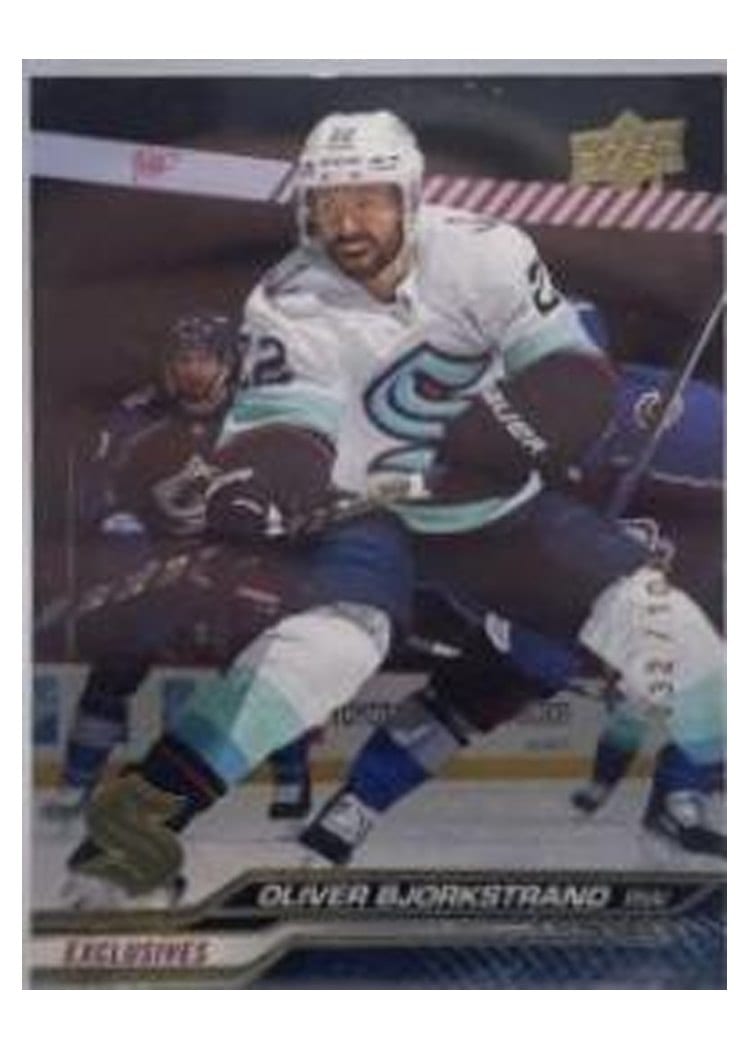 2023-24 Upper Deck Base Set Oliver Bjorkstrand #399 card