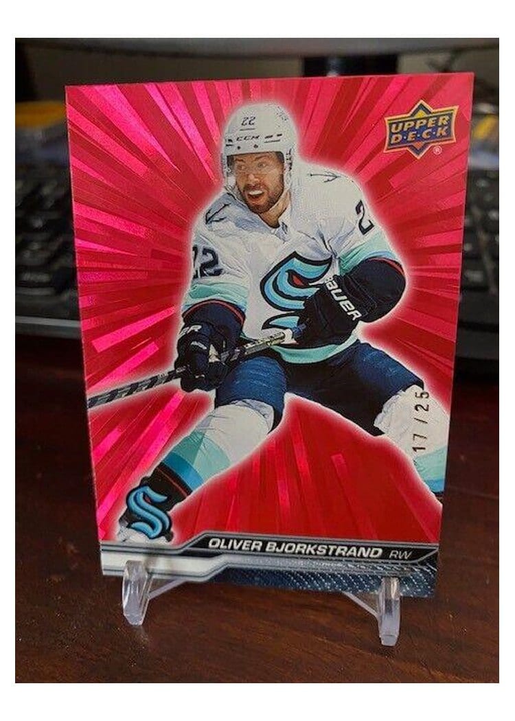 2023-24 Upper Deck Base Set Oliver Bjorkstrand #399 card