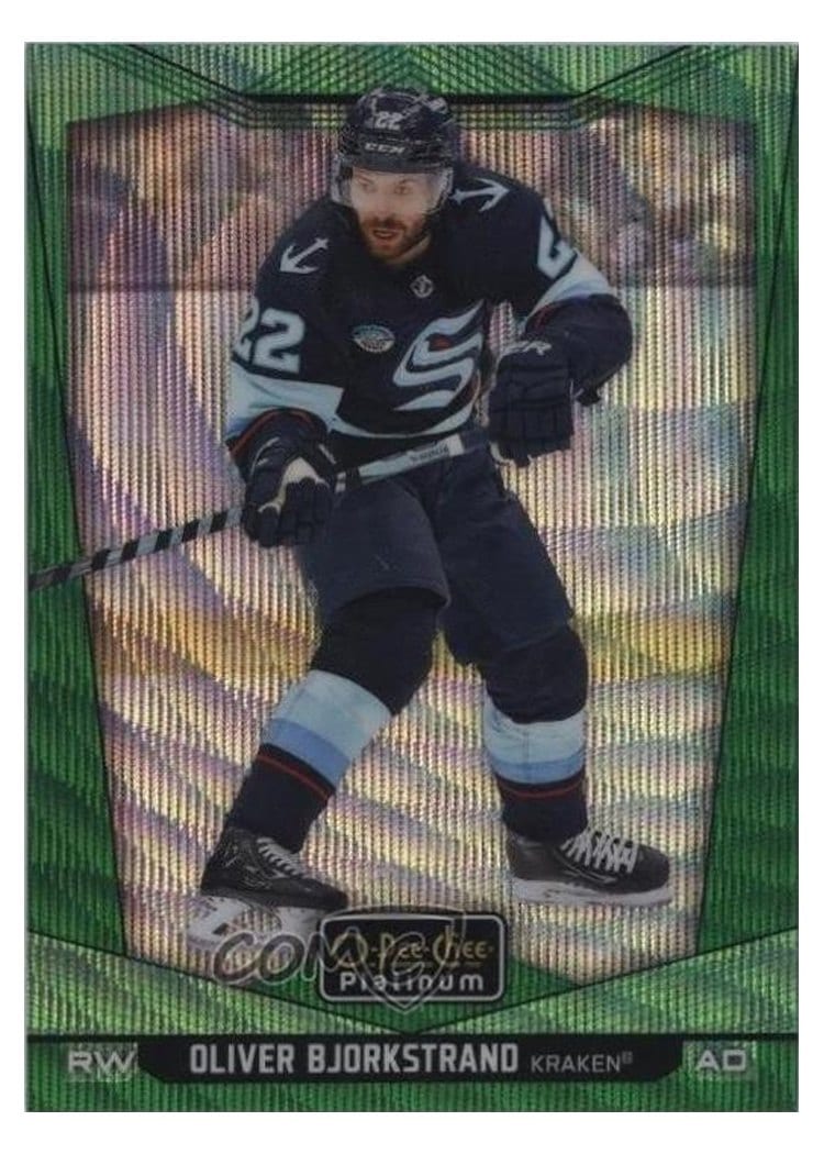 2024-25 O-Pee-Chee Platinum Base Set Oliver Bjorkstrand #159 card