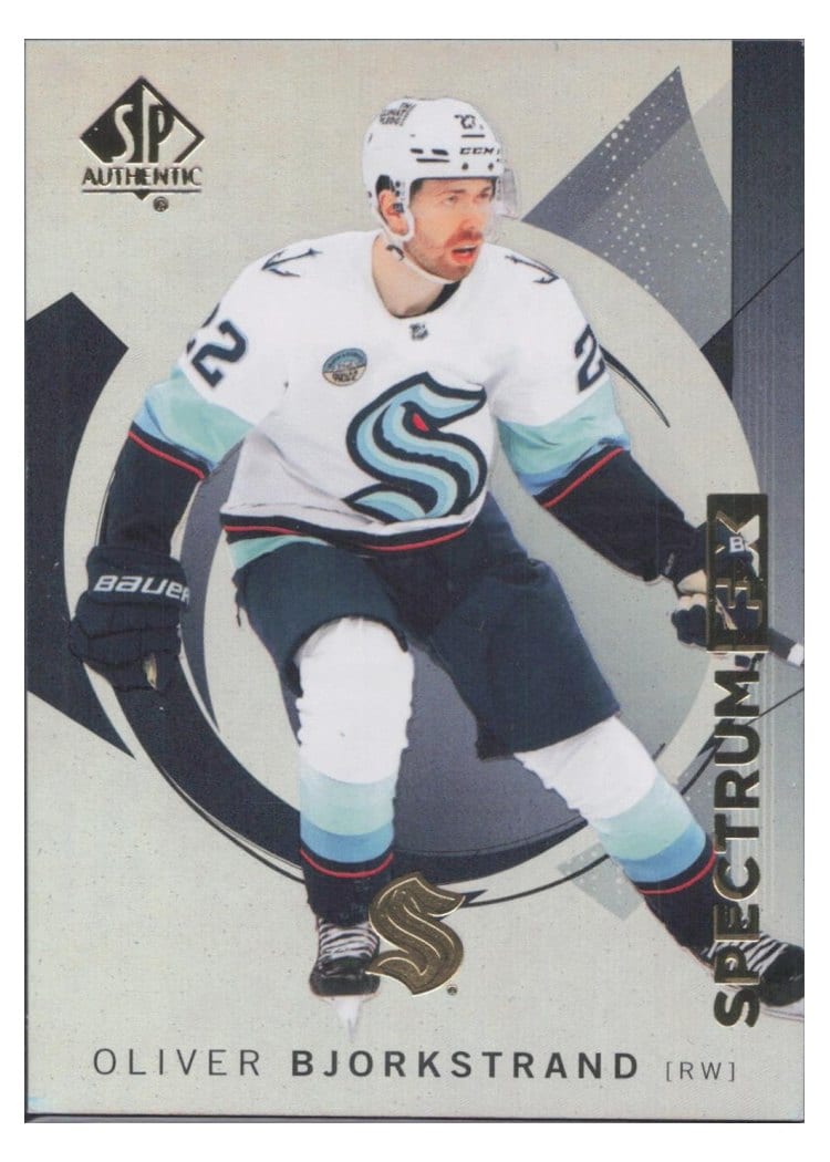 2024-25 SP Authentic Spectrum FX Oliver Bjorkstrand #S-25 card