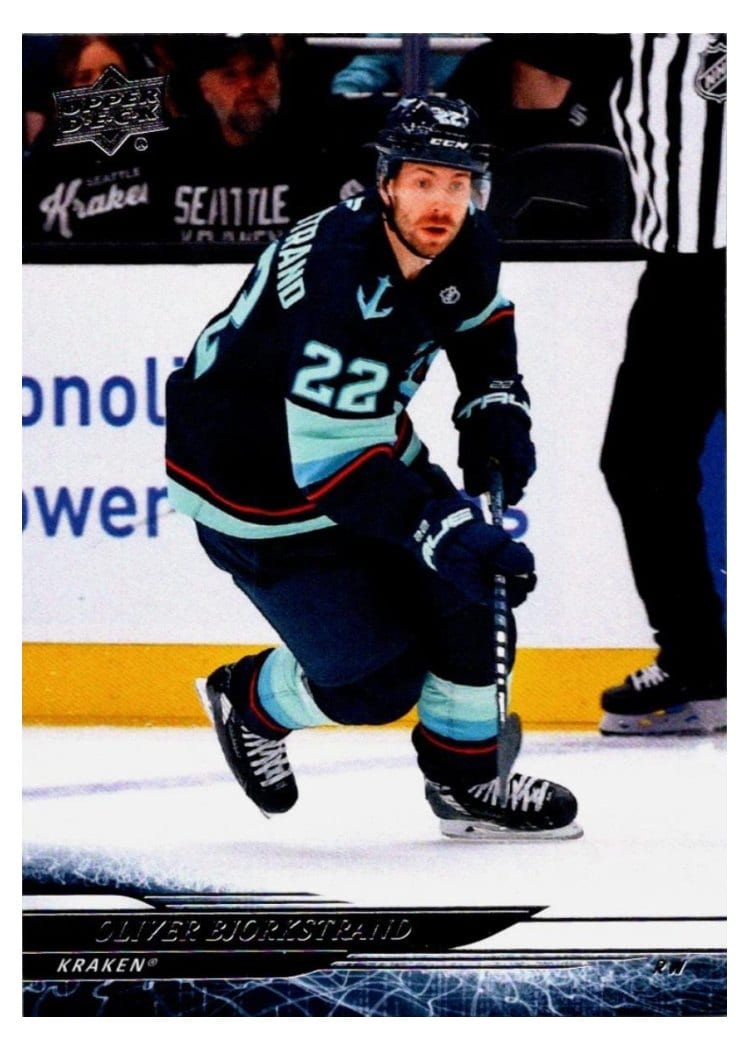 2024-25 Upper Deck Base Set Oliver Bjorkstrand #610 card