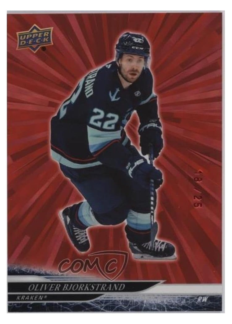 2024-25 Upper Deck Base Set Oliver Bjorkstrand #610 card