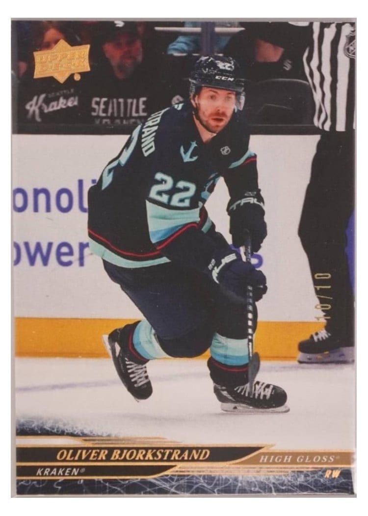 2024-25 Upper Deck Base Set Oliver Bjorkstrand #610 card