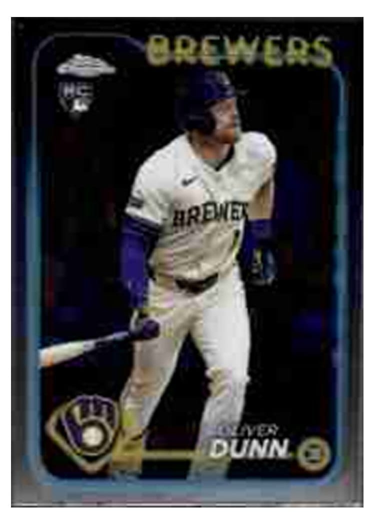 2024 Topps Chrome Update Base Set Oliver Dunn #USC135 card
