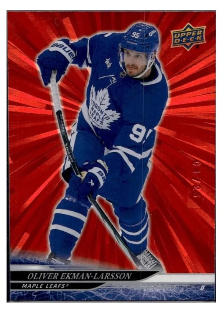 2024-25 Upper Deck Base Set Oliver Ekman-Larsson #625 card