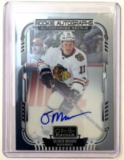 2025-26 O-Pee-Chee Platinum Rookie Autographs Oliver Moore #R-OM card