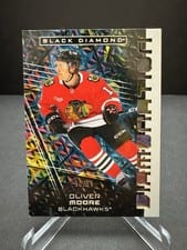 2025-26 Upper Deck Black Diamond Diamonation Oliver Moore #DN-OM card
