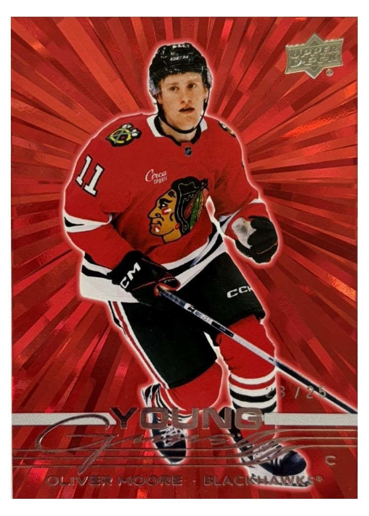 2025 Upper Deck Oliver Moore #216 card