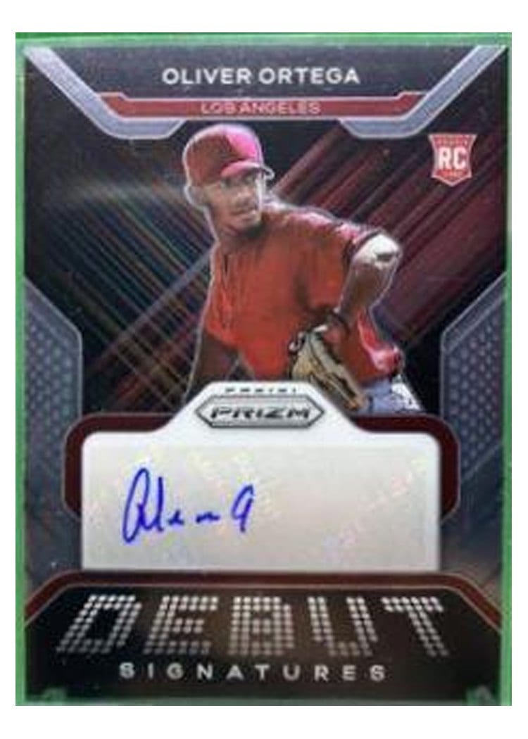 2022 Panini Prizm Debut Signatures Oliver Ortega #DS-OO card