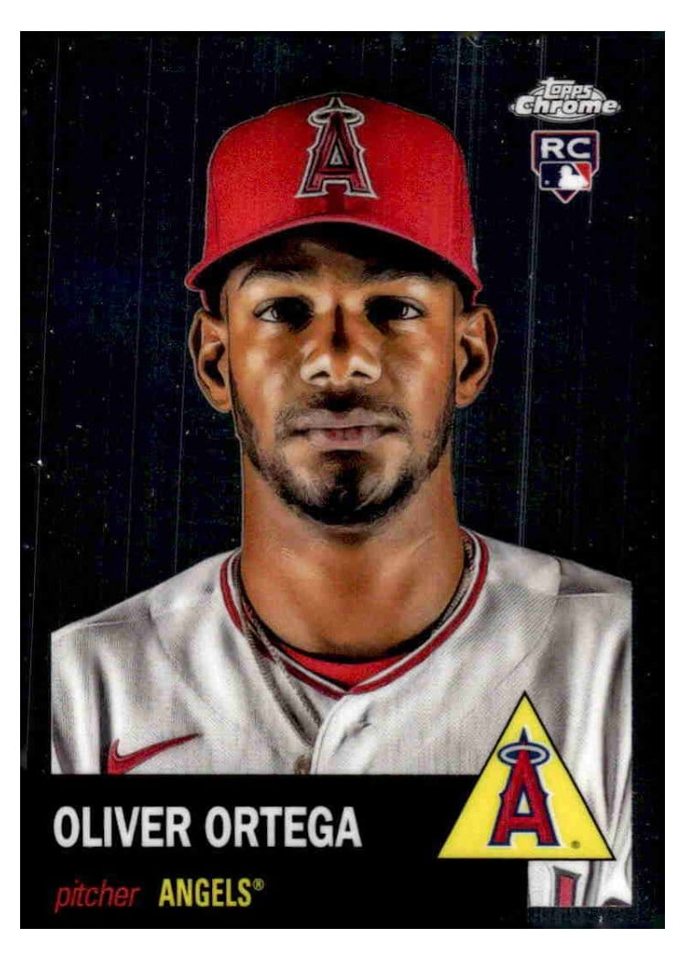 2022 Topps Chrome Platinum Anniversary Base Set Oliver Ortega #90 card