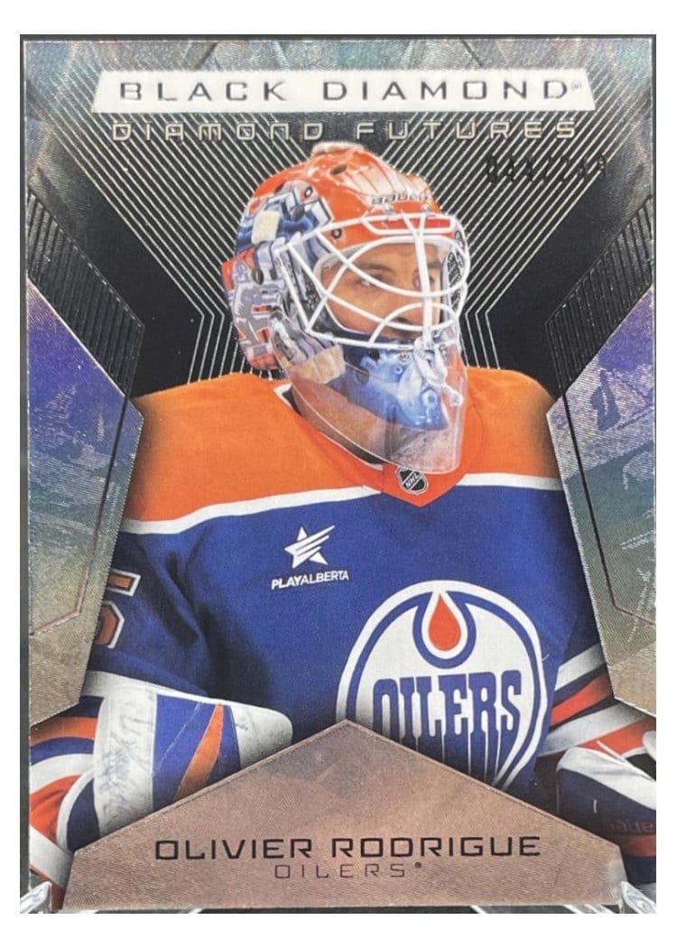 2025-26 Upper Deck Black Diamond Diamond Futures Olivier Rodrigue #BDF-OR card