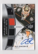 2023-24 Upper Deck Premier 2023 Premier Rookie Autograph Jersey Olle Eriksson Ek #PRA-OE card