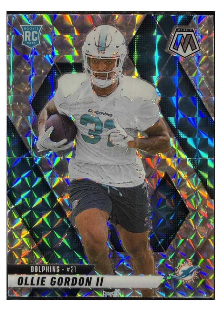 2025 Panini Mosaic Base Set Ollie Gordon II #310 card