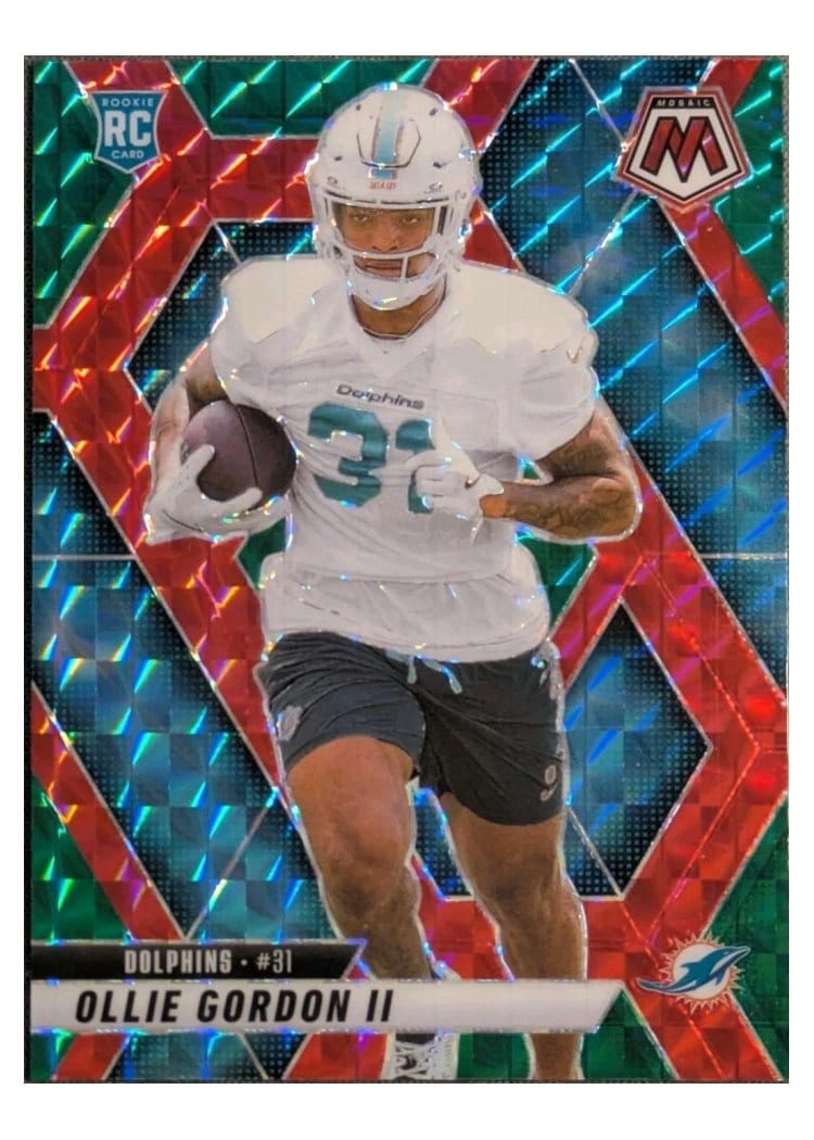 2025 Panini Mosaic Base Set Ollie Gordon II #310 card
