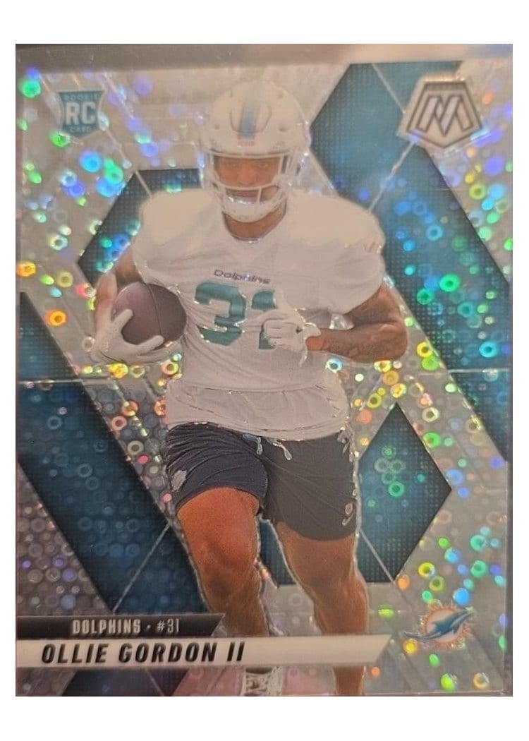 2025 Panini Mosaic Base Set Ollie Gordon II #310 card