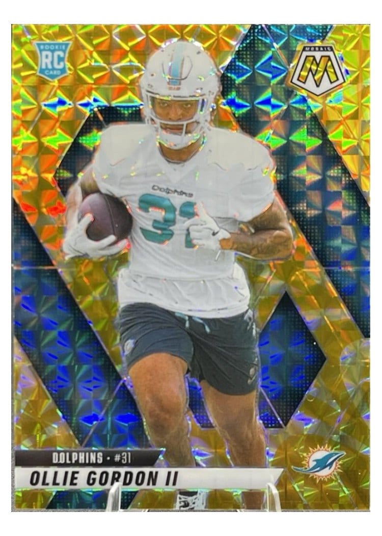 2025 Panini Mosaic Base Set Ollie Gordon II #310 card
