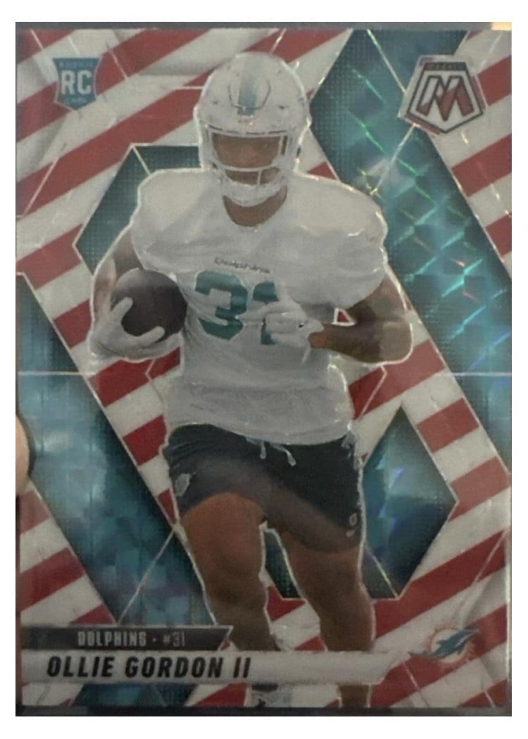 2025 Panini Mosaic Base Set Ollie Gordon II #310 card