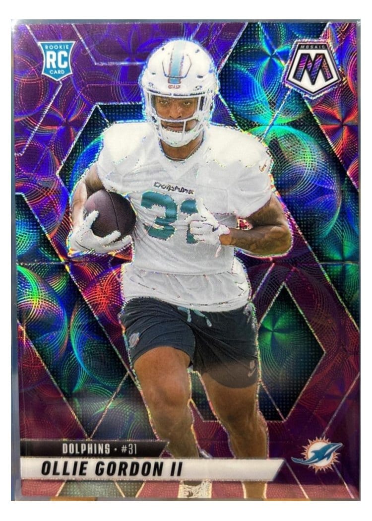 2025 Panini Mosaic Base Set Ollie Gordon II #310 card