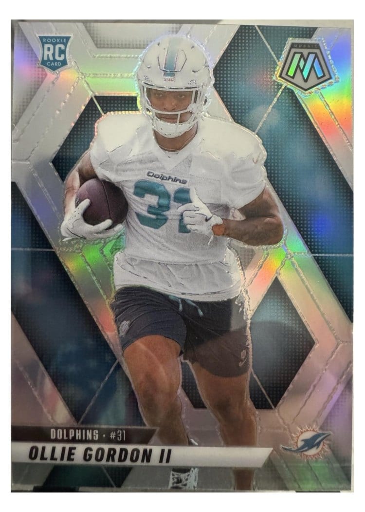 2025 Panini Mosaic Base Set Ollie Gordon II #310 card