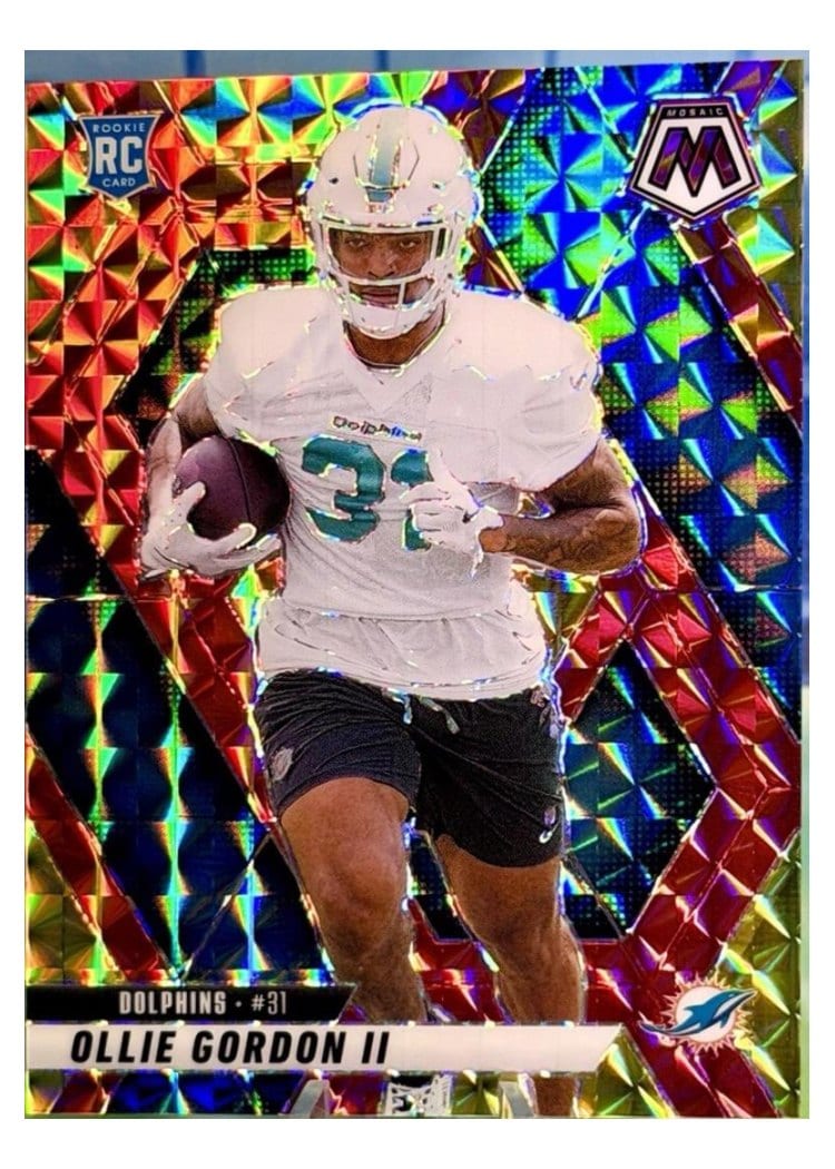 2025 Panini Mosaic Base Set Ollie Gordon II #310 card
