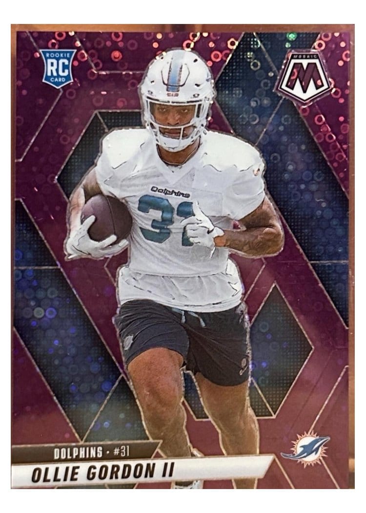 2025 Panini Mosaic Base Set Ollie Gordon II #310 card