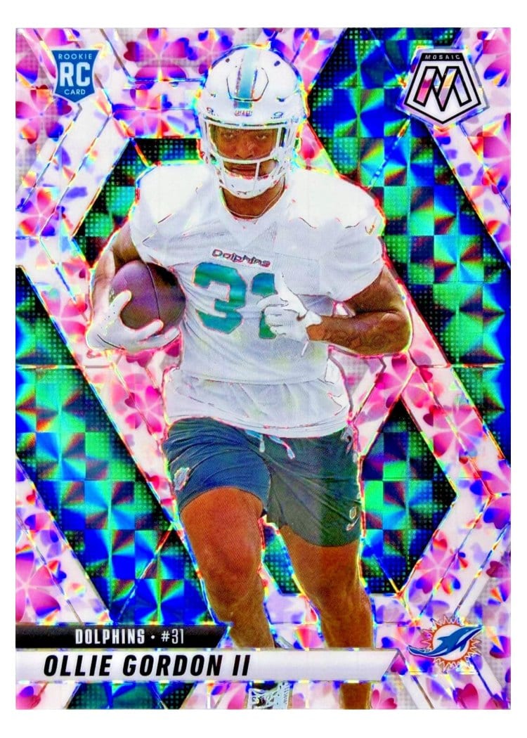 2025 Panini Mosaic Base Set Ollie Gordon II #310 card