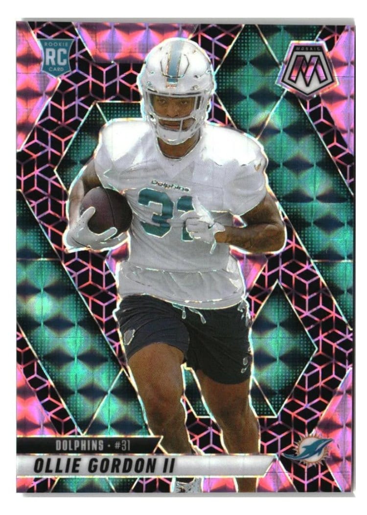 2025 Panini Mosaic Base Set Ollie Gordon II #310 card